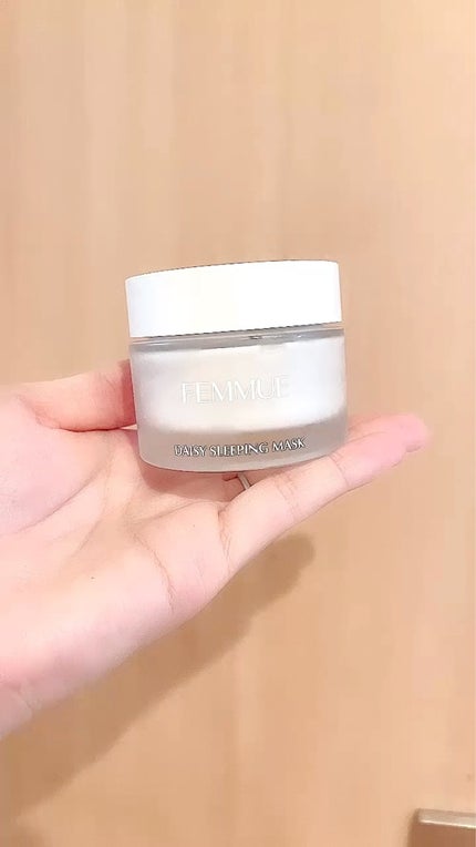デイジーウォーター スリーピングマスク/FEMMUE/フェイスクリームの人気ショート動画