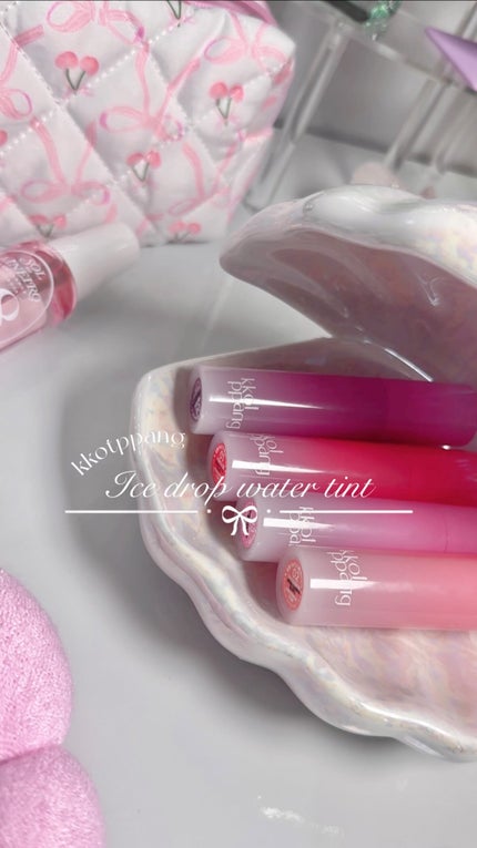 アイスドロップウォーターティント/kkotppang/リップティントの人気ショート動画