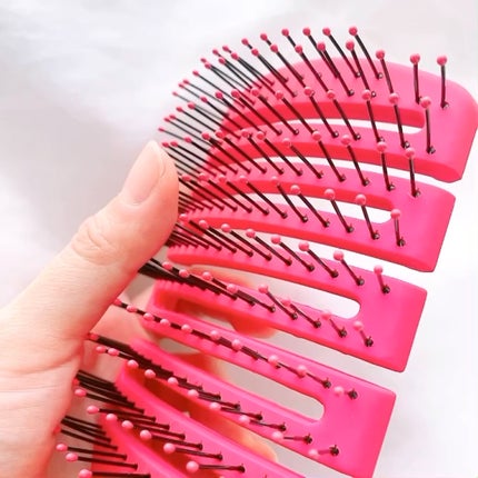 フレックスドライ パドルブラシ ピンク/ウェットブラシ/ヘアブラシを使ったクチコミ(3枚目)