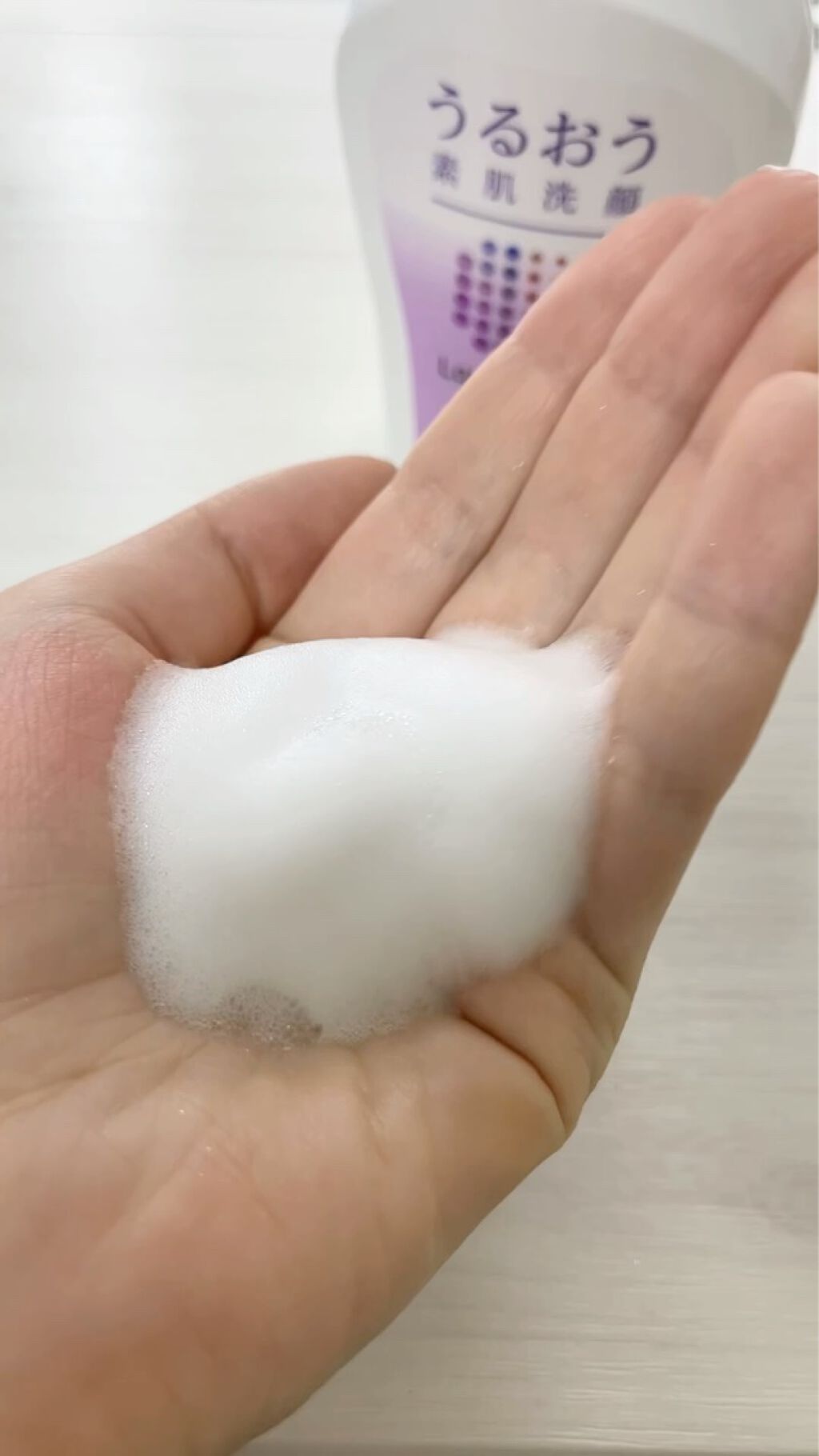 泡フェイスウォッシュ/ラメランス/泡洗顔の動画クチコミ1つ目