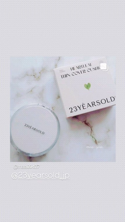 ハートリーフシーンカバークッション/23years old/クッションファンデーションの人気ショート動画