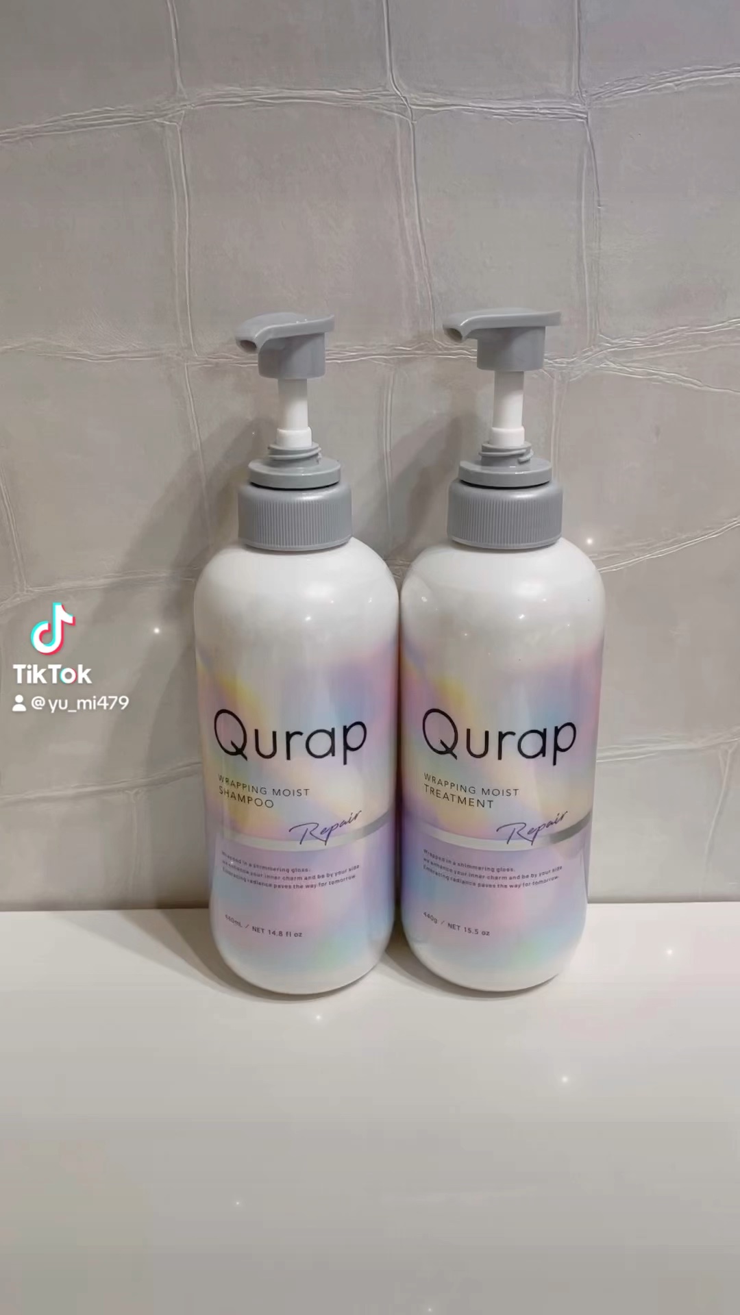 ラッピングモイストシャンプー/トリートメント/Qurap/市販シャンプーを使ったクチコミ（1枚目）