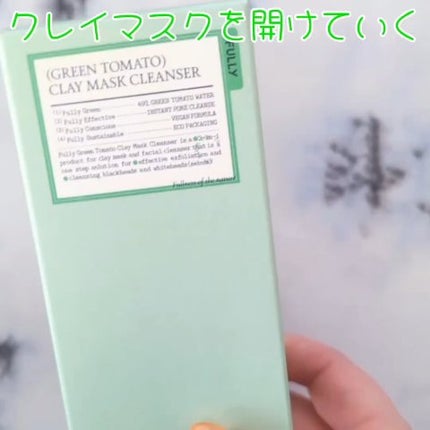 グリーントマトクレイマスククレンザー/FULLY/洗い流すパック・マスクを使ったクチコミ(3枚目)