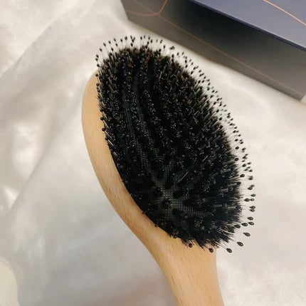 ヘアブラシ 猪毛&ピン ロング/UNU TIME/ヘアブラシを使ったクチコミ(2枚目)