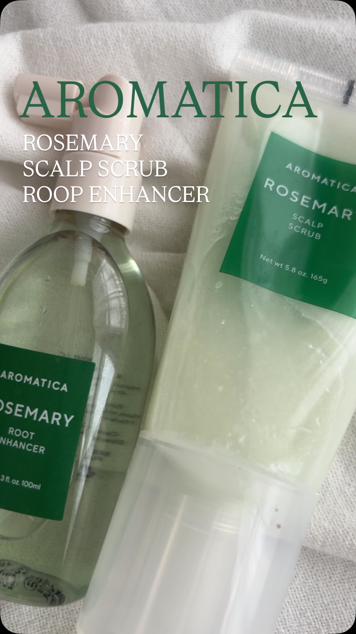 ローズマリールートエンハンサー/AROMATICA/頭皮ローションの人気ショート動画