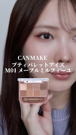 プティパレットアイズ（マットタイプ）/キャンメイク/パウダーアイシャドウを使ったクチコミ（1枚目）