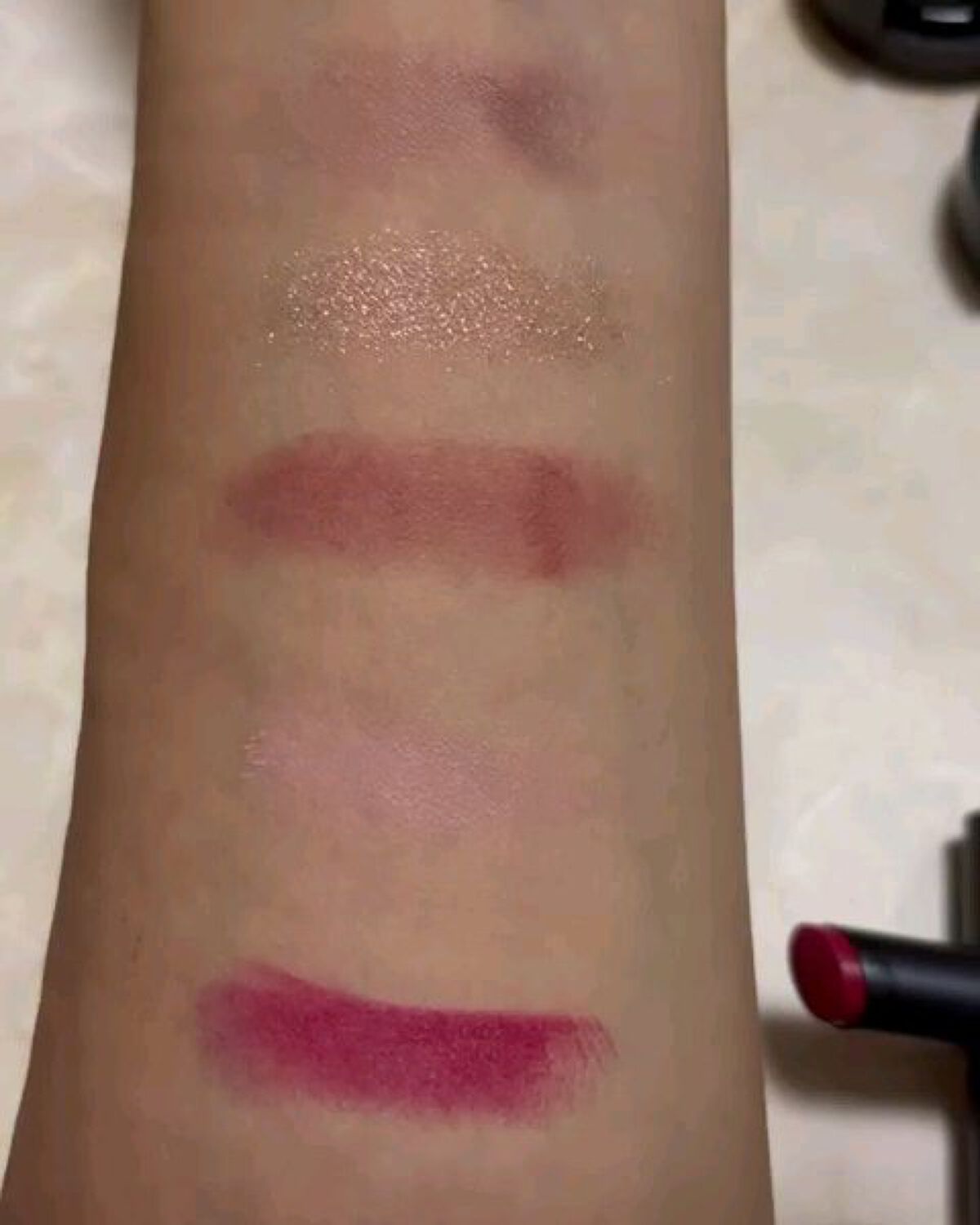 パウダー キス ベルベット ブラー スリム リップスティック/M・A・C/口紅を使ったクチコミ（3枚目）