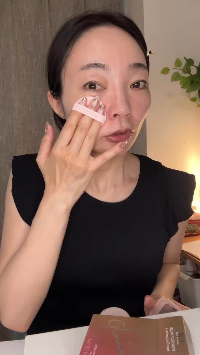 ミシャ グロウ クッション ファンデーション(ルミナスカバー)/MISSHA/クッションファンデーションの人気ショート動画
