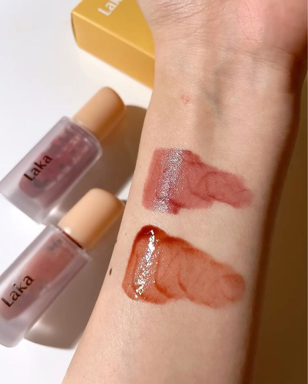 フルーティーグラムティント/Laka/リップティントを使ったクチコミ（3枚目）