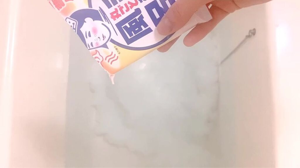 重曹つるつる風呂/毛穴撫子/炭酸系入浴剤を使ったクチコミ（3枚目）