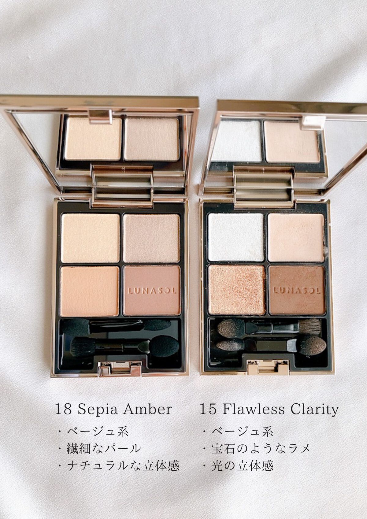 アイカラーレーション/LUNASOL/アイシャドウパレットを使ったクチコミ（1枚目）