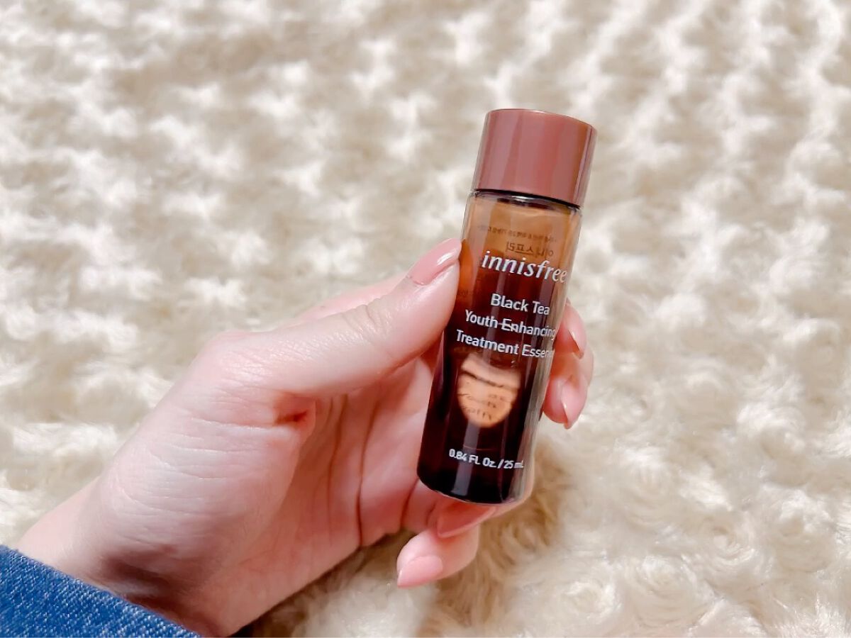 ブラックティー　ユース　トリートメント　エッセンス/innisfree/美容液を使ったクチコミ（2枚目）