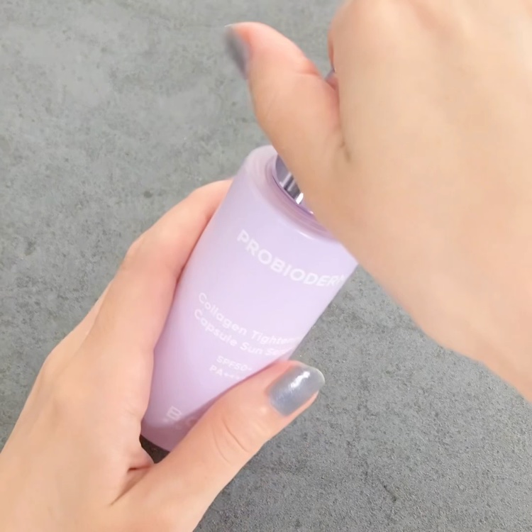 プロバイオダームコラーゲンタイトニングカプセルサンセラム/BIOHEAL BOH/日焼け止めローションを使ったクチコミ（3枚目）