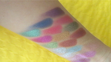 AURORA LIGHT EYESHADOW/bh cosmetics/パウダーアイシャドウを使ったクチコミ（3枚目）