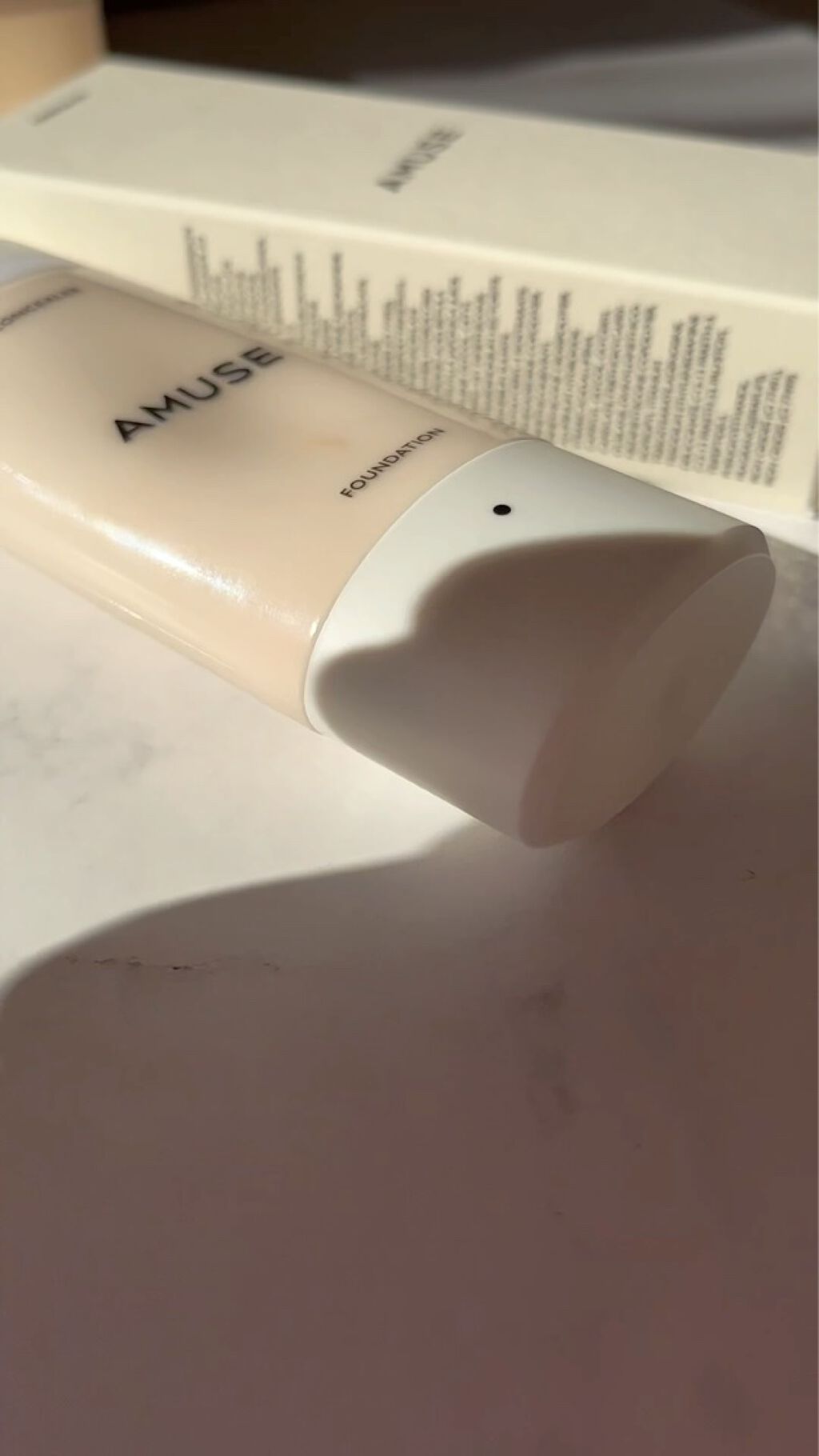 スキンチューンファンデーション/AMUSE/リキッドファンデーションの動画クチコミ4つ目