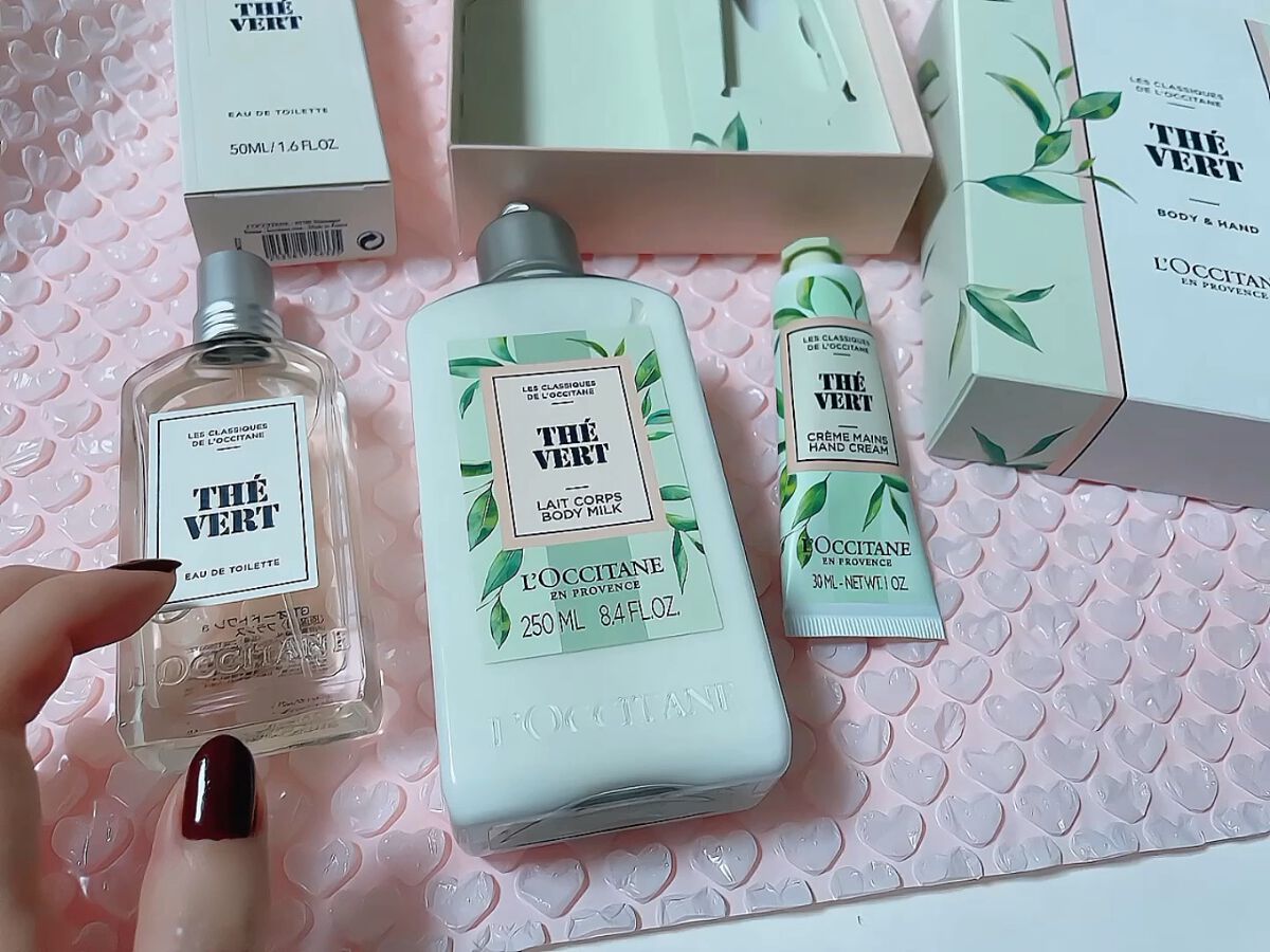 グリーンティ ハンドクリーム/L'OCCITANE/ハンドクリームの動画クチコミ1つ目