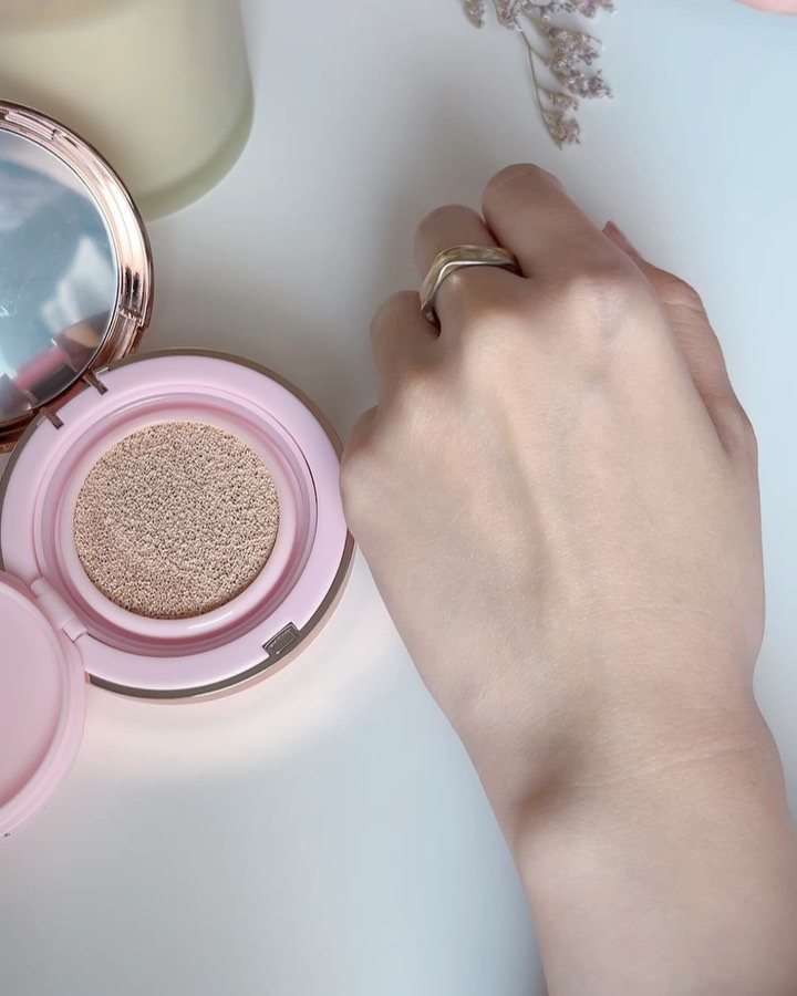 ピンクティーツリーカバーアップグロウクッション/APLIN/クッションファンデーションを使ったクチコミ（3枚目）