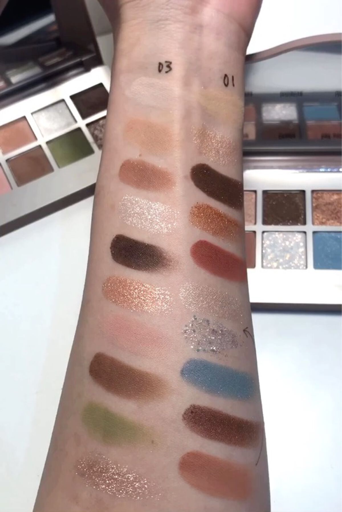 ニューデップスアイシャドウパレット/hince/アイシャドウパレットを使ったクチコミ（3枚目）