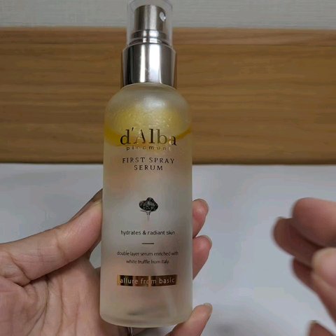 ダルバ ホワイトトリュフファーストスプレーセラム/ダルバ/ミスト状化粧水を使ったクチコミ（2枚目）