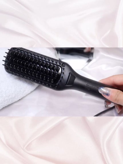 スタイリッシュ コンパクトイオンヒートブラシ MHB-3040-K/mod's hair/ヒートブラシの人気ショート動画