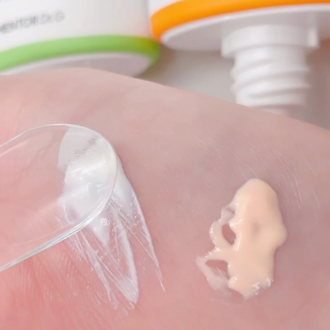 グリーンマイルドアップサンプラス/Dr.G/日焼け止めクリームを使ったクチコミ（3枚目）