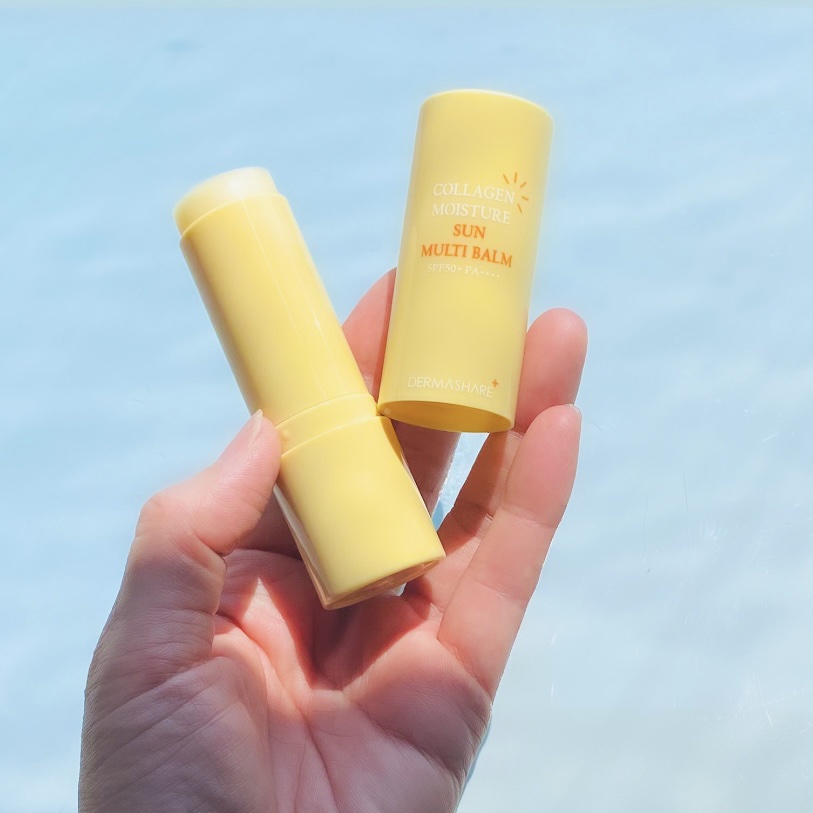 コラーゲンモイスチャーSUNマルチバーム/DERMASHARE/日焼け止めスティックを使ったクチコミ（1枚目）