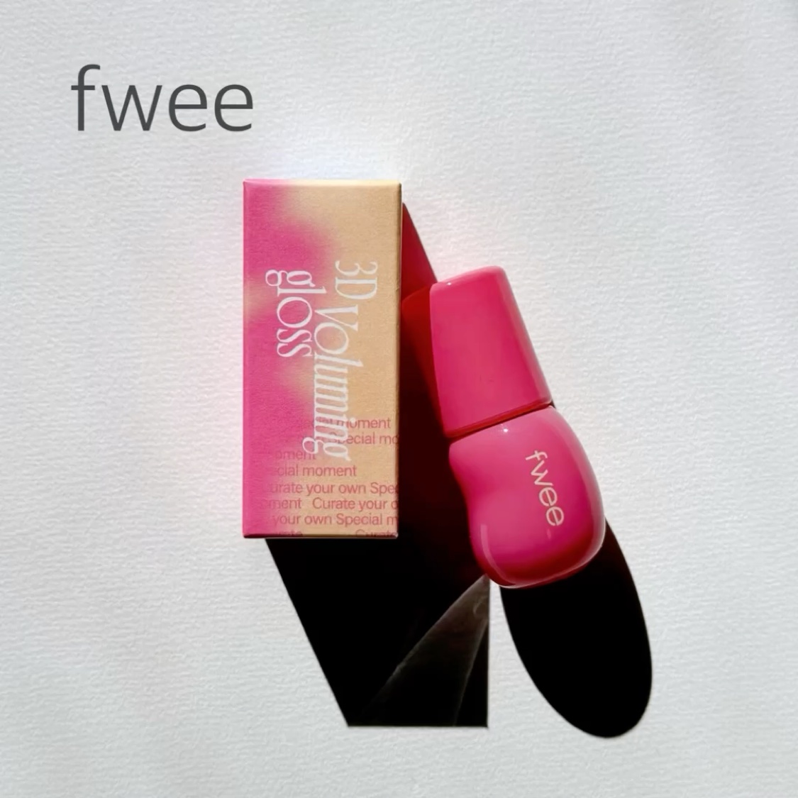 フィー 3Dボリューミンググロス/fwee/リップグロスを使ったクチコミ（1枚目）