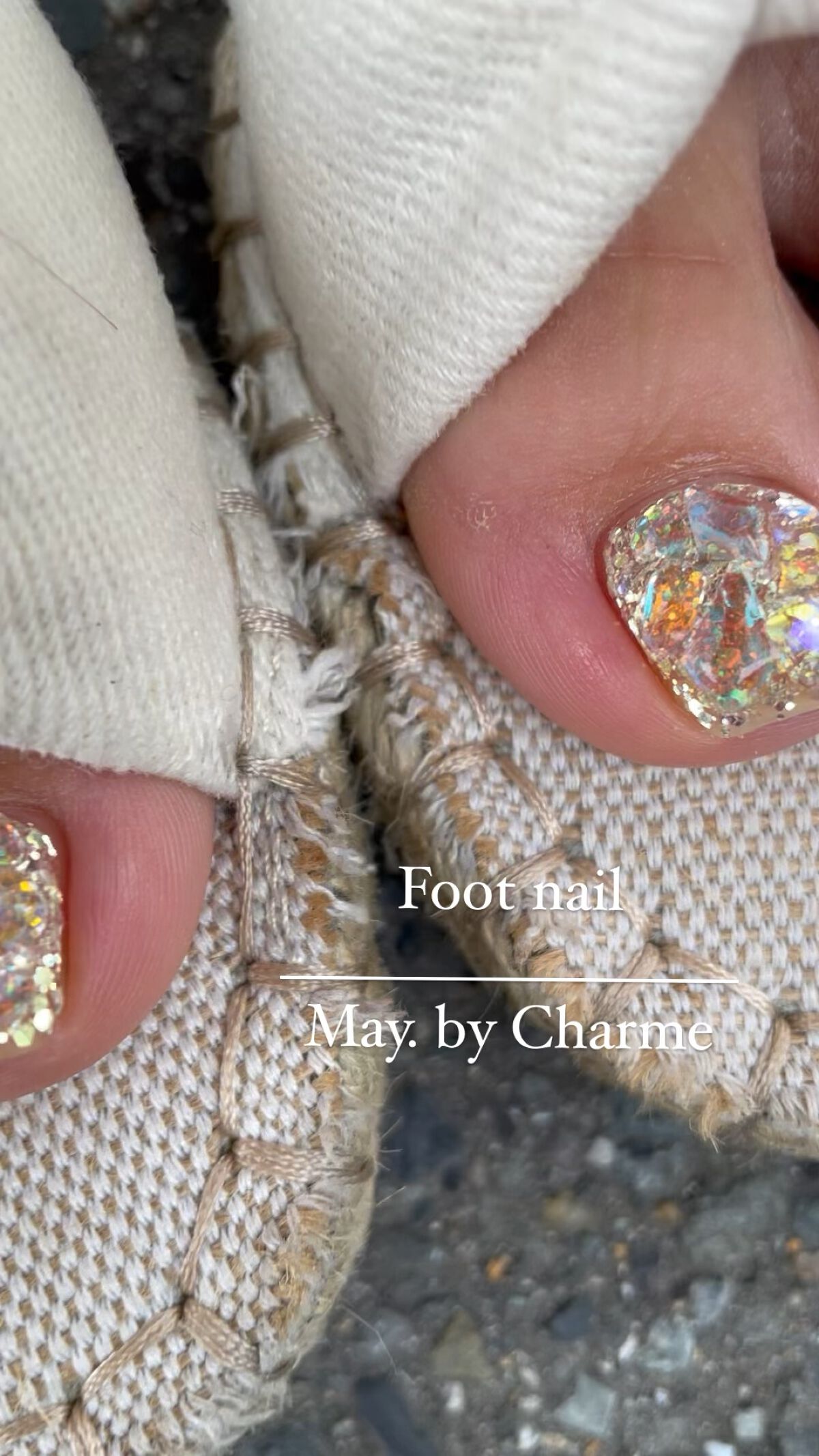 #敷き詰めネイル,#キラキラネイル,#フットネイル,#ラメネイル,#しきつめネイルのネイルデザイン