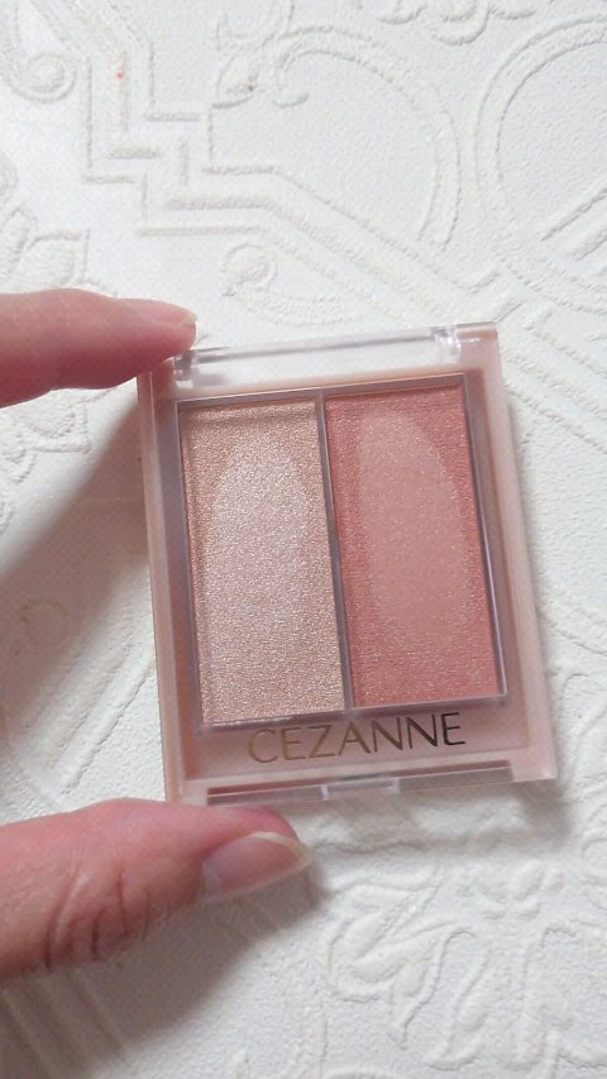 フェイスグロウカラー/CEZANNE/クリームハイライトを使ったクチコミ（1枚目）