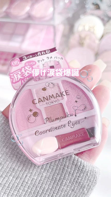 プランぷくコーデアイズ/キャンメイク/パウダーアイシャドウの人気ショート動画