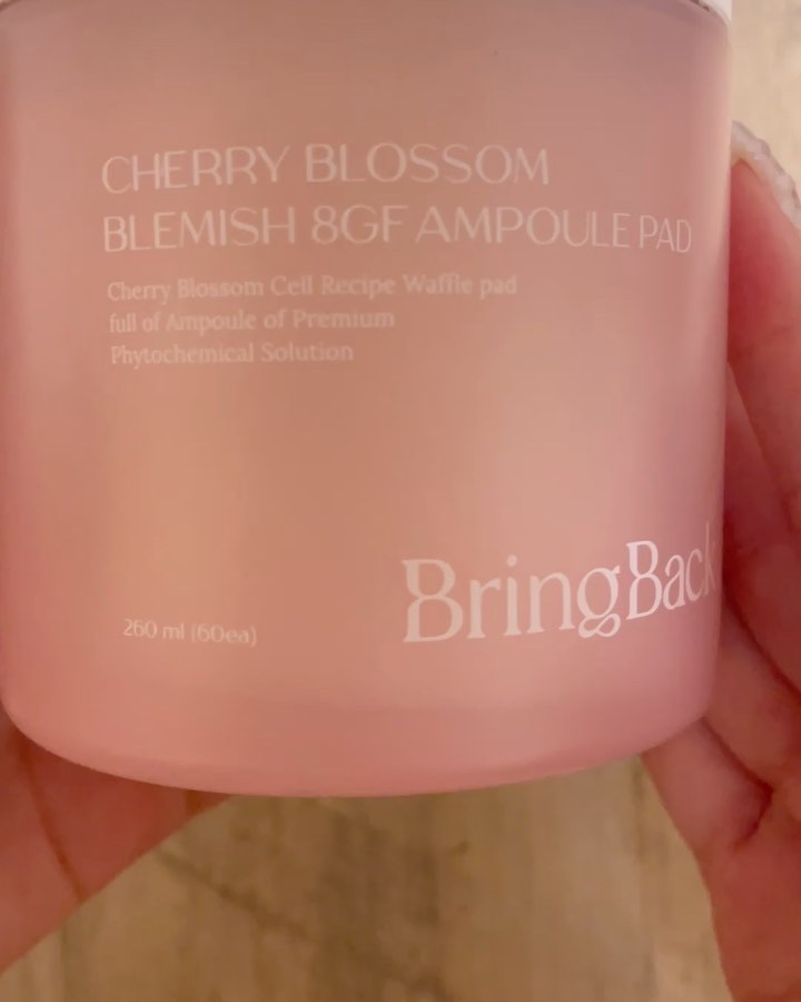 チェリーブロッサム ブレミッシュ ８GF アンプルパッド/Bring Back/トナーパッドを使ったクチコミ（2枚目）