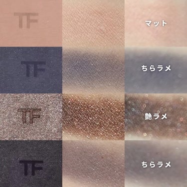 アイ カラー クォード 45 アイコニック スモーク/TOM FORD BEAUTY/アイシャドウパレットを使ったクチコミ（3枚目）