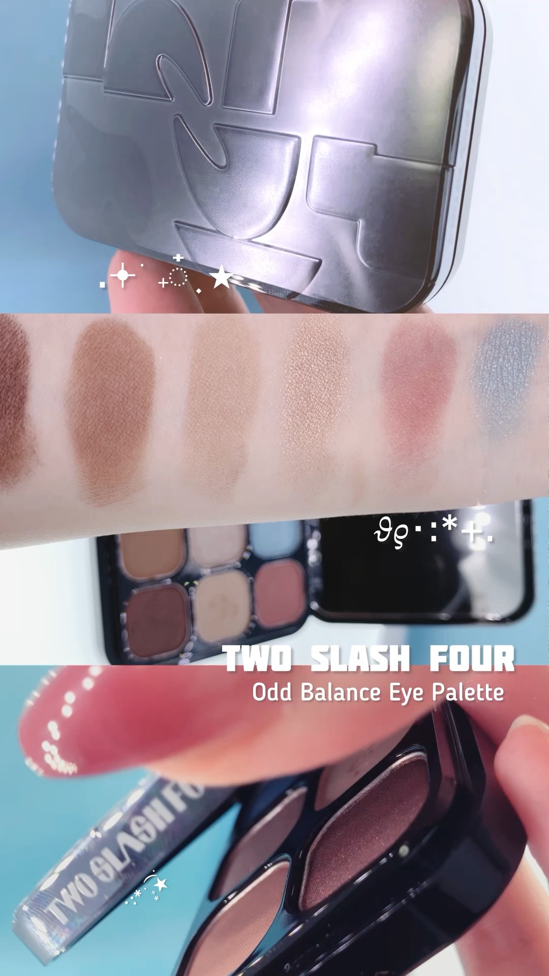 オッドバランスアイパレット/TWO SLASH FOUR/アイシャドウパレットの人気ショート動画