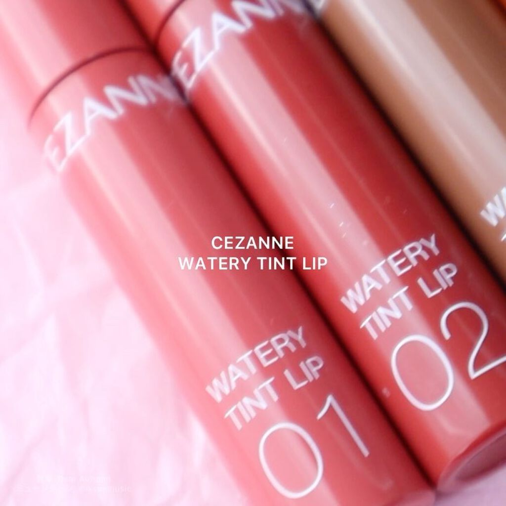 ウォータリーティントリップ/CEZANNE/リップティントを使ったクチコミ（2枚目）