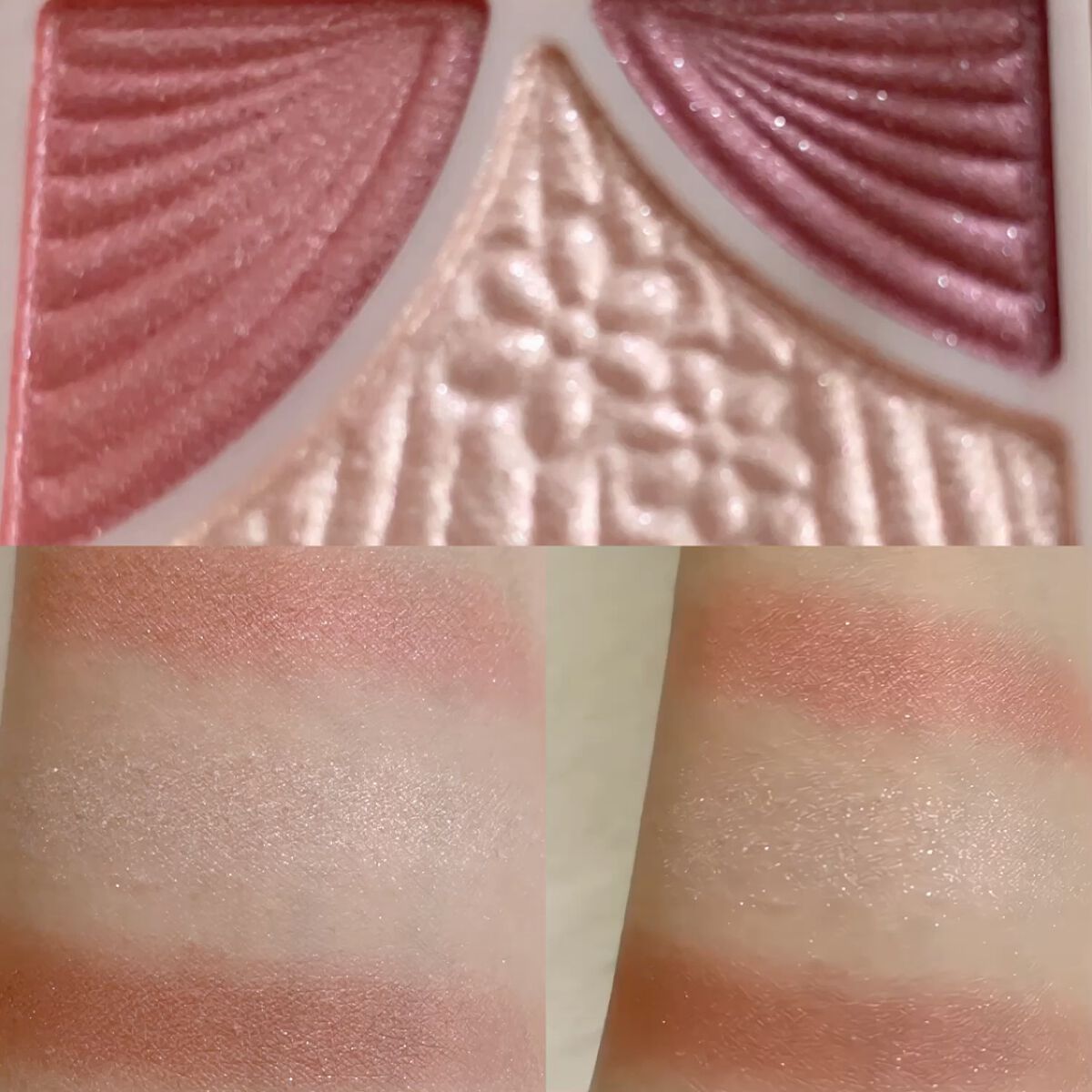 ジューシーピュアアイズ/キャンメイク/アイシャドウパレットを使ったクチコミ（3枚目）