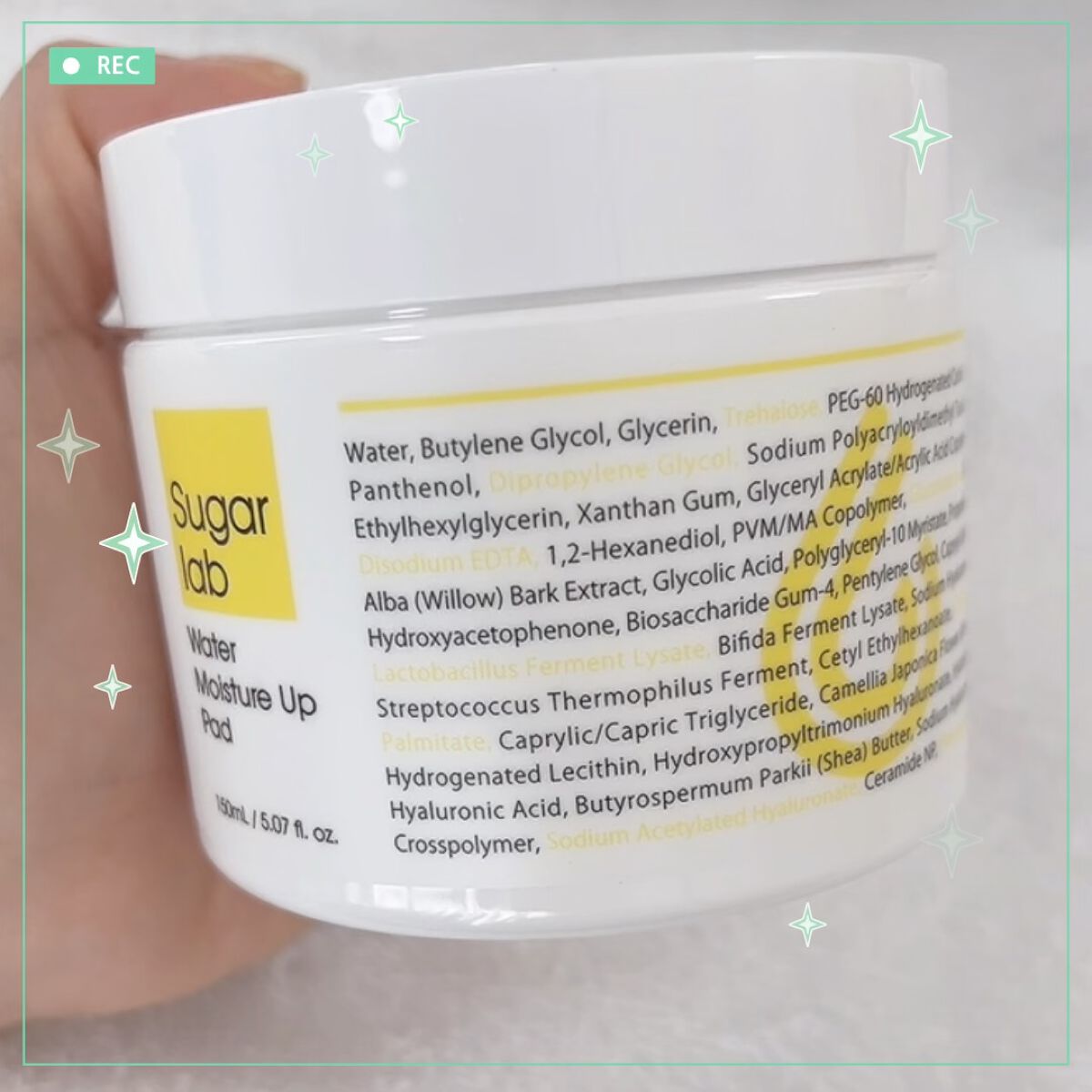 ウォーターモイスチャーアップパッド/Sugar Lab/トナーパッドを使ったクチコミ（1枚目）