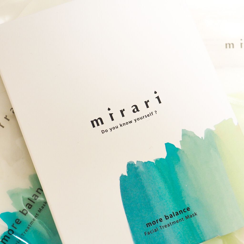 フェイシャルトリートメントマスク/mirari/シートマスク・パックを使ったクチコミ（1枚目）