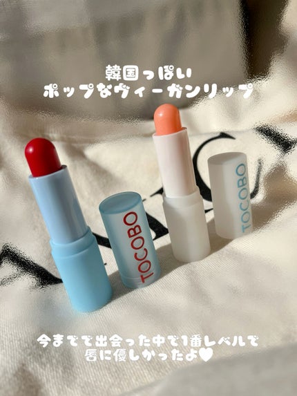 グラスティンティッドリップバーム/TOCOBO/リップバームの人気ショート動画