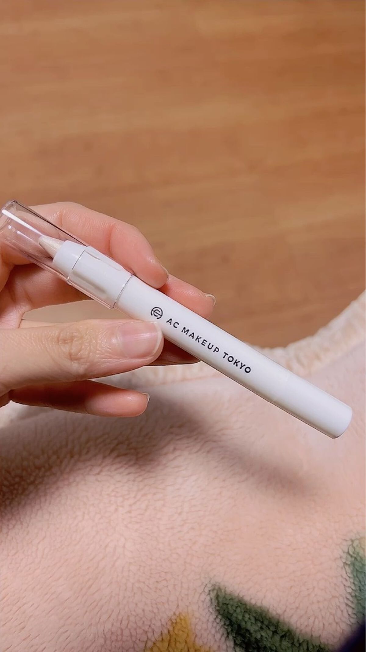 AC シークレット ティアーズバッグ ハイライター/セリア/クリームハイライトを使ったクチコミ（3枚目）