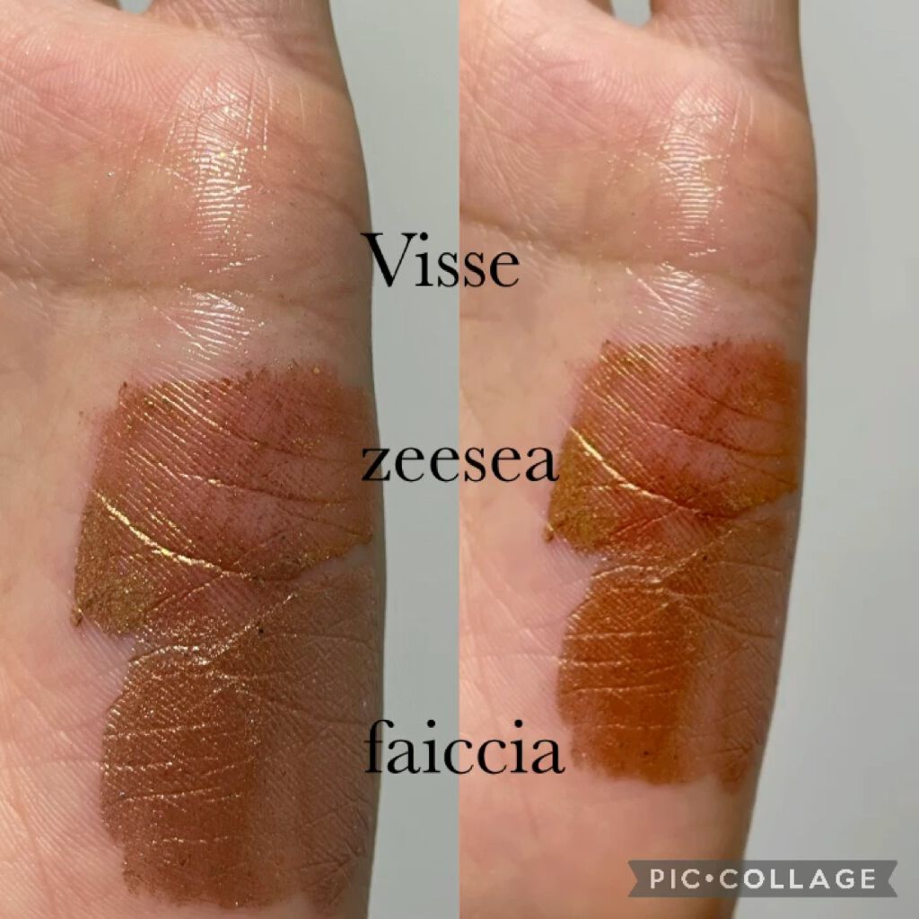 エルフリキッドアイシャドウグリッターアイシャドウ　/faiccia/グリッターを使ったクチコミ（2枚目）