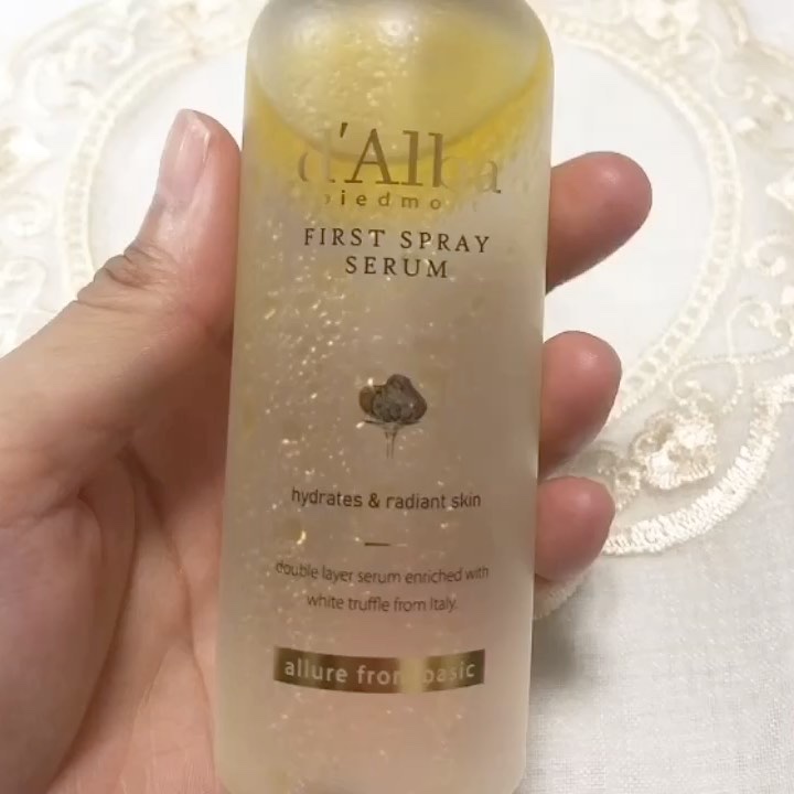 ダルバ ホワイトトリュフファーストスプレーセラム/ダルバ/ミスト状化粧水を使ったクチコミ（3枚目）