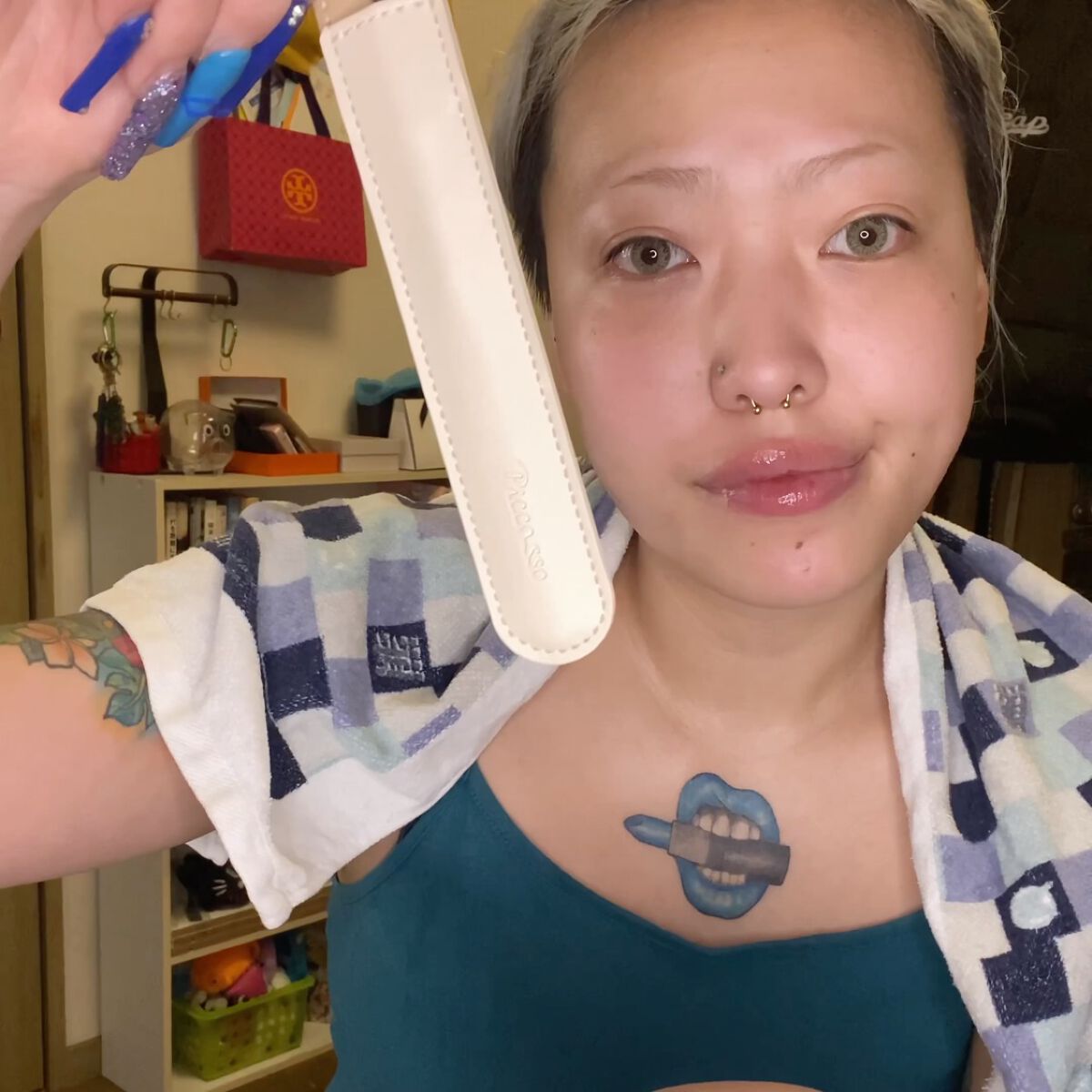 ピカソ メイクアップ スパチュラ /PICCASSO/その他化粧小物を使ったクチコミ（2枚目）