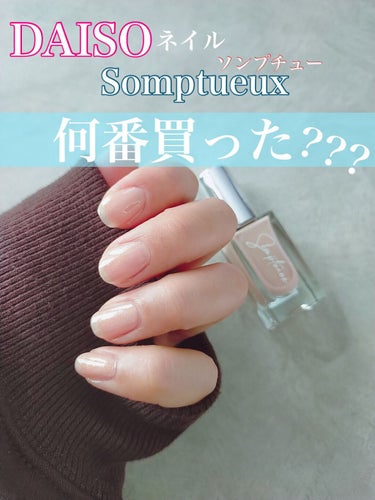 Somptueux(ソンプチュー) ネイルポリッシュ/DAISO/マニキュアの動画クチコミ1つ目