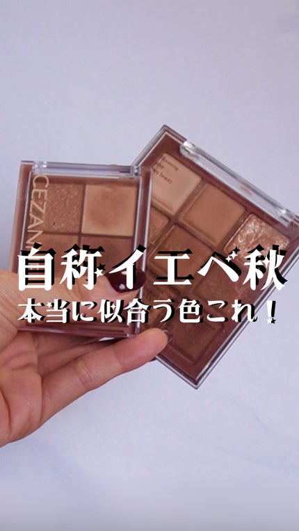 ビタートーンアイシャドウ/CEZANNE/パウダーアイシャドウの人気ショート動画