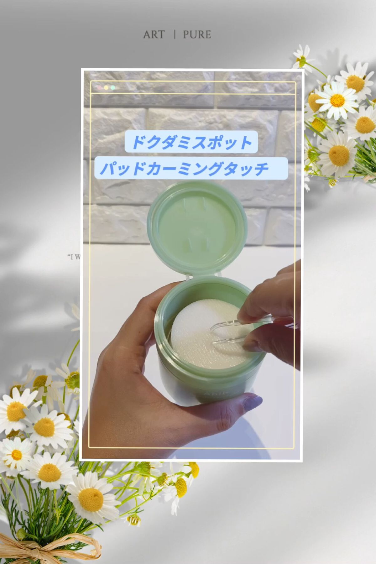 ドクダミカーミングタッチスポットパッド/Abib /トナーパッドの人気ショート動画