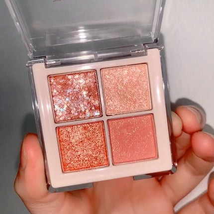 TWINKLE POP Pearl Flex Glitter Eye Palette/CLIO/アイシャドウパレットを使ったクチコミ(3枚目)