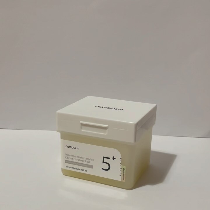 5番 白玉グルタチオンＣフィルムパッド/numbuzin/トナーパッドを使ったクチコミ（3枚目）