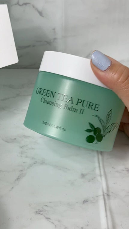 グリーンティーピュアクレンジングバームⅡ/YADAH/クレンジングバームの人気ショート動画