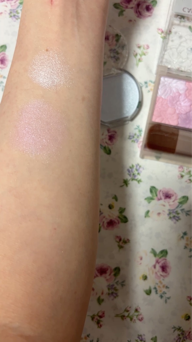 グロウフルールチークス（ブレンドタイプ）/キャンメイク/パウダーチークを使ったクチコミ（3枚目）