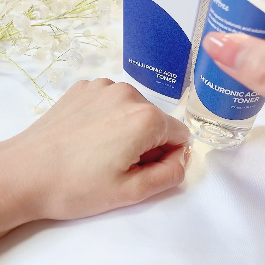 ヒアルロン酸トナー/Isntree/化粧水の動画クチコミ5つ目